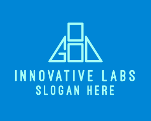 Good Lab Beaker logo design