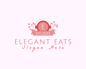 Elegant Floral Cosmetics Boutique logo design