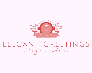 Elegant Floral Cosmetics Boutique logo design