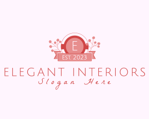 Elegant Floral Cosmetics Boutique logo design