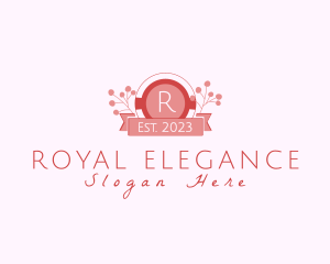 Elegant Floral Cosmetics Boutique logo design