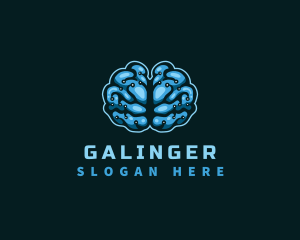 Neurological - Digital Brain Tech logo design