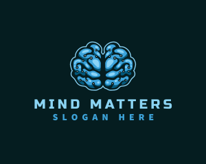 Neurological - Digital Brain Tech logo design