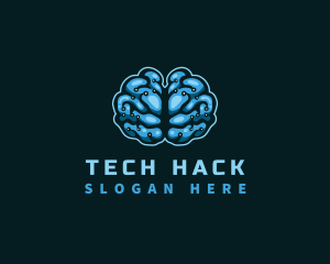 Digital Brain Tech logo design