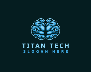 Digital Brain Tech logo design