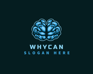 Biotech - Digital Brain Tech logo design
