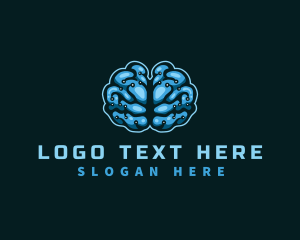 Neurological - Digital Brain Tech logo design
