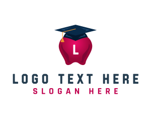 Graduate - Apple School Graduation logo design