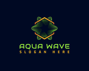 Digital Cyber Wave logo design