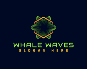 Digital Cyber Wave logo design