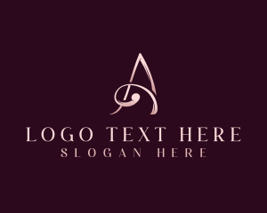 Letter A - Cosmetics Beauty Boutique logo design