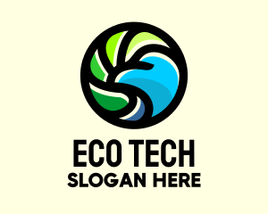 Ecosystem - Colorful Hawk Circle logo design