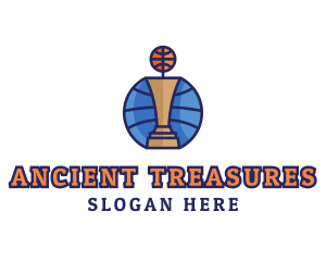 Basketball Tournament Competition Trophy logo design