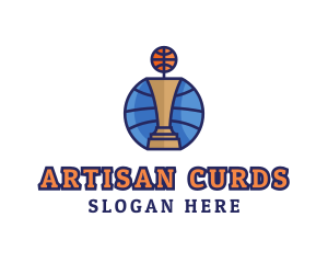 Basketball Tournament Competition Trophy logo design