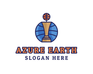 Basketball Tournament Competition Trophy logo design