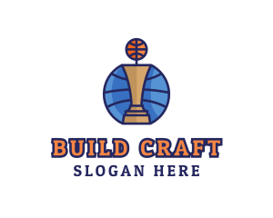 Basketball Tournament Competition Trophy logo design