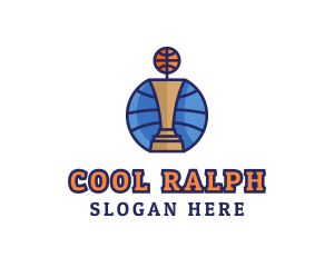 Basketball Tournament Competition Trophy logo design