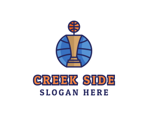 Basketball Tournament Competition Trophy logo design