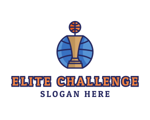Tournament - Basketball Tournament Competition Trophy logo design