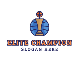 Champion - Basketball Tournament Competition Trophy logo design