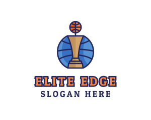 Basketball Tournament Competition Trophy logo design