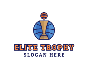 Trophy - Basketball Tournament Competition Trophy logo design