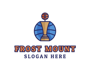 Basketball Tournament Competition Trophy logo design