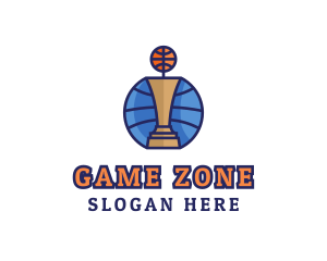 Basketball Tournament Competition Trophy logo design