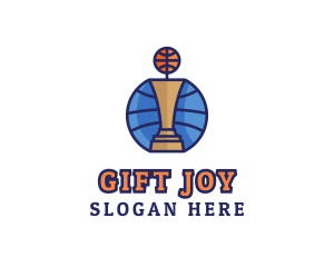 Basketball Tournament Competition Trophy logo design