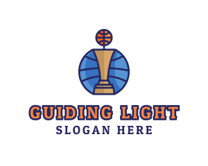 Basketball Tournament Competition Trophy logo design