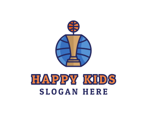 Basketball Tournament Competition Trophy logo design