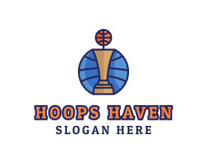 Basketball - Basketball Tournament Competition Trophy logo design