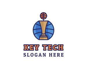 Basketball Tournament Competition Trophy logo design