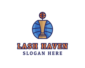 Basketball Tournament Competition Trophy logo design