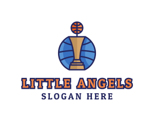 Basketball Tournament Competition Trophy logo design