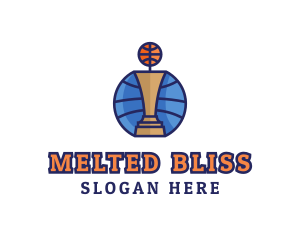 Basketball Tournament Competition Trophy logo design