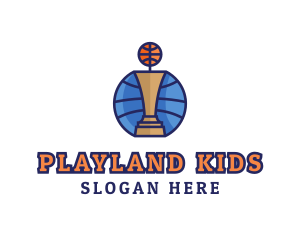 Basketball Tournament Competition Trophy logo design