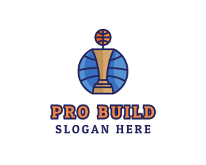 Basketball Tournament Competition Trophy logo design