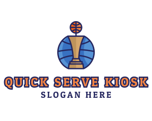 Basketball Tournament Competition Trophy logo design