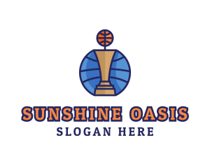 Basketball Tournament Competition Trophy logo design