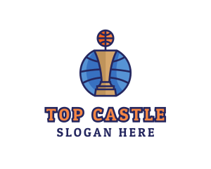 Basketball Tournament Competition Trophy logo design