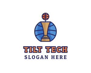 Basketball Tournament Competition Trophy logo design