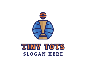 Basketball Tournament Competition Trophy logo design