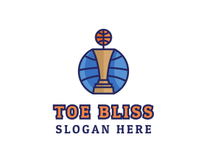 Basketball Tournament Competition Trophy logo design