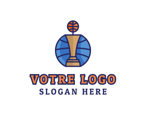 Poolroom - Basketball Tournament Competition Trophy logo design