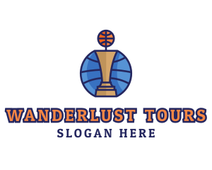 Basketball Tournament Competition Trophy logo design