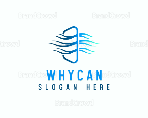 Wind Ventilation Exhaust Logo