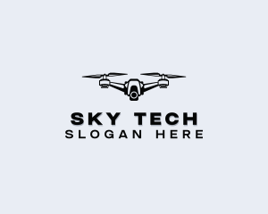 Surveillance Aerial Drone logo design