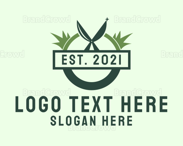 Lawn Care Shears Logo