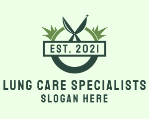 Lawn Care Shears  logo design